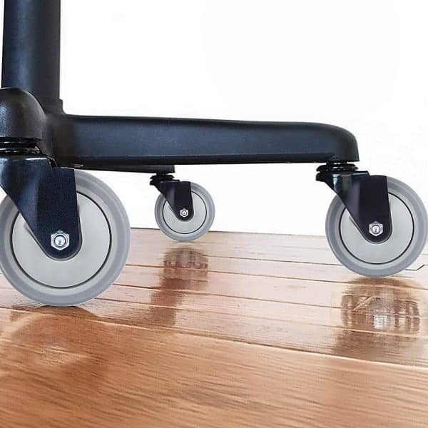 5x Office Chair Caster Wheels Set Heavy Duty & Safe for All Floors w/Universal Fit - Image 2