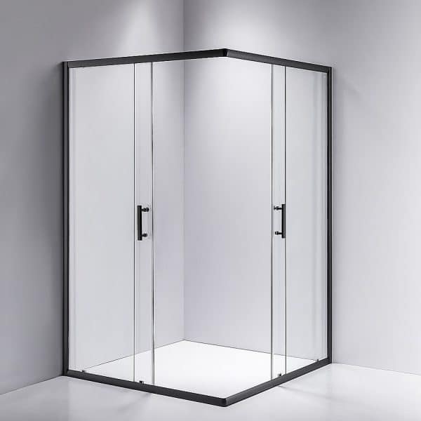 1000 x 1000mm Sliding Door Nano Safety Glass Shower Screen By Della Francesca - Image 2